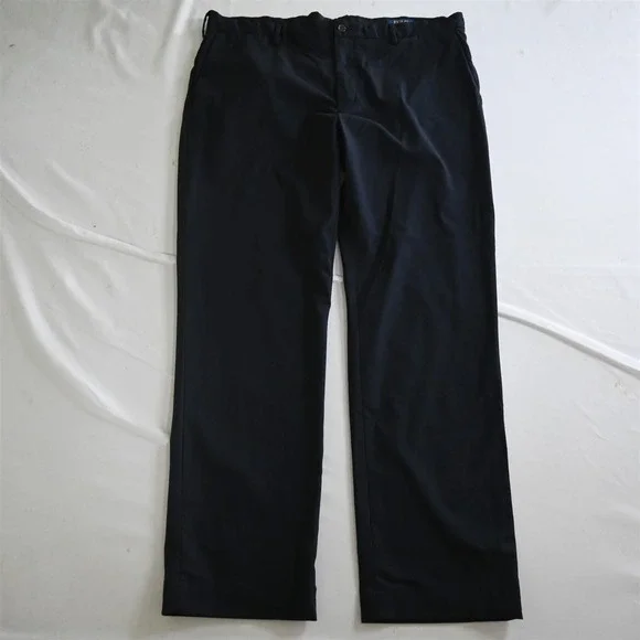 Lot 2‎ Polo Ralph Lauren 38x32 Navy Blue Gray Stretch Straight Mens Dress Pants